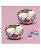 HAZEL Stainless Steel Serving Bowl for Dessert Cereal Smoothie Steel Katori Pack of 2 Silver - 100 ml each