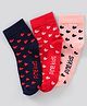 Pine Kids Regular Length Non-Terry Anti-Microbial Socks Pack of 3 (Colour May Vary)
