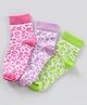 Pine Kids Regular Length Non-Terry Anti-Microbial Socks Pack of 3 (Colour May Vary)