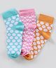 Pine Kids Regular Length Non-Terry Anti-Microbial Socks Pack of 3 (Colour May Vary)