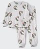 Unicorns Full Sleeves Magical Unicorn Printed Night Suit - Grey