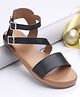 Pine Kids Party Wear Sandals with Clip on Closure - Black