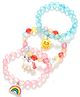 Babyhug Bracelets With Unicorn Charms Pack of 3 - Multicolor