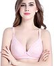 MOMISY Wire Free Cotton Non-Padded Maternity Nursing Bra - Pink