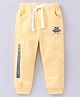 ToffyHouse Full Length Text Printed Lounge Pant - Yellow
