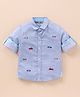ToffyHouse Full Sleeves Shirt Striped - Blue