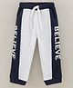 ToffyHouse Lounge and Track Pant Text Print - Light Grey