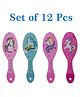 Asera Unicorn Theme Hair Brush Pack of 12 - Multicolor