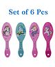 Asera Unicorn Theme Hair Brush Pack of 6 - Multicolor