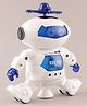 KiddyBuddy Dancing Robot With Music And Light - White Blue