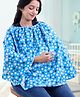 ZOE Multi Purpose Cotton Breast Feeding Nursing Cover- Blue