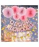 Bubble Trouble Happy Birthday Decoration Kit - Pink
