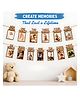 Bubble Trouble 1st Birthday Bunting Garl& Baby Photo Brown Banner Baby Photo Prop Party Bunting Décor - Brown