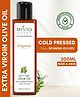 Mystiq Living Extra Virgin Olive Oil Pure Cold Pressed Face Skin & Hair Oil 100% Organic for Baby and Kids -200 ml