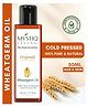 Mystiq Living Wheat Germ Oil Organic Cold Pressed Oil 100% Pure & Natural for Hair Skin Body Face and Baby Massage  - 50 ml