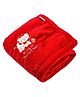 Brandonn Supersoft Double Layered Fluffy Mink Baby Blanket - Red