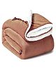 Brandonn Supersoft Double Layered Fluffy Flannel Baby Blanket - Rust