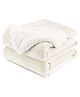 Brandonn Supersoft Double Layered Fluffy Flannel Baby Blanket - Off-white