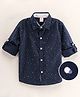 Brats And Dolls Cotton Full Sleeves All Over Printed - Blue