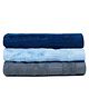 Mush 100% Bamboo Face Towel | Ultra Soft, Absorbent, & Quick Dry Towels for Facewash, Gym, Travel | Suitable for Sensitive/Acne Prone Skin | 13 x 13 Inches | 500 GSM Pack of 3