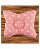 Mittenbooty Baby Pillow with soft cushioning in Bow Shape - Star Pink
