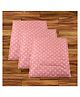 Mittenbooty Diaper Changing Mat Set of 3 with Removable Waterproof Sheet Star Print- Pink