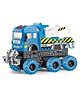 Vellique 6x6 Wheeler Super Tow Truck Toy 360 Rotate Barrels Friction Power Truck for Kids Toy - Blue