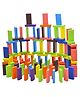 VELLIQUE Super Blocks 12 Colors Bulk Wooden Dominoes Multicolour - 120 Pieces