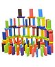 VELLIQUE Super Blocks 12 Colors Bulk Wooden Dominoes Multicolour - 1200 Pieces