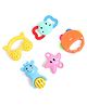 House of Kids Baby Rattles Pack of 5 - Multicolour