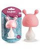 Baybee Mushroom Shape BPA Free Silicone Teether - Pink