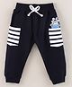 Mini Taurus Full Length Joggers Bear Patch - Navy Blue
