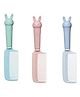 SYGA Portable Hair Comb Anti-static Head Massager Comb Rabbit Style Pack of 3 - Multicolour