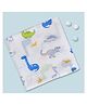 SYGA Baby Cotton Square Cartoon Towel Animal Printed Towel - Multicolour