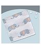 SYGA Baby Cotton Square Cartoon Towel Swaddle Flannel Baby Printed Towel - Multicolour