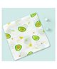 SYGA Baby Towel Avocado Print - White Green