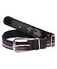 Kid-O-World Buckle Closure Shimmery Striped Belt - Multi Color