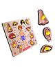 Mingkids Body Part Wooden Puzzle Multicolor - 10 Pieces
