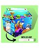 Planet of Toys Tent House With Free LED Light Inside Foldable Big Size For Girls Boys Kids Indoor Outdoor Marine Tent- Muticolor