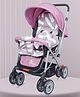 R for Rabbit Lollipop Lite Baby Stroller for 0 to 3 Years Pram with 5 Point Safety Harness, Reversible Handlebar & Cushioned Seat with 3 Level Seats Recline/Lightweight Stroller for Kids (Purple Grey)