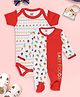 Mee Mee Cotton Pampering Baby Clothing Gift  Set of 5 - Red