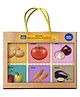 Mini Leaves Vegetable Puzzle Multicolor  - 13 pieces