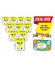 Meechu  Baby Diapers Large( Pack of 10) - Cottony Soft Absorb Technology Leakage Protection-50 Pieces