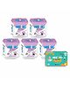 Meechu Baby Diapers (New Born) Combo Pack of 5 With One Baby Bathing Bar Free - 25 Pieces
