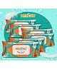 Meechu Baby Wet Wipes  Pack of 6 - 72 Pieces Each