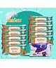 Meechu Baby Wet Wipes Pack of 10 With One New Born Diaper Free - 72 Pieces Each
