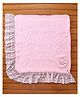 Yellow Apple Lace Blanket with Fur (Colour May Vary)