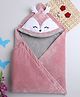 Yellow Apple Super Soft Hooded Baby Blanket with Bear Embroidery (Colour May Vary)