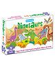 Dinosaurs World Jigsaw Puzzle with Colouring & Activity Book and 3D Models Multicolour - 96 Pieces