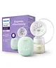 Philips Avent Portable Electric Breast Pump | 4 + 4 Expression and Stimulation settings | Soft adaptive Silicon Cushion | One Size Fits all